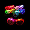 Anteojos Led Flogger Rayas X10 Lentes Led Cotillon Luminoso 2