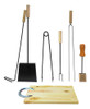Kit Parrillero ×7 Herramientas Cepillo Tabla Asado 4