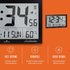 Marathon Cl030062bk Reloj De Pared Digital Atómico Slim-jumb 3