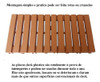Piso Decks Plástico Encaixe Modular Sacada Sauna Kit 08 Pç 3