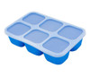 Porta Papinha Silicone Com Tampa 6 Divisórias 60ml Hipo 0