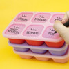 Porta Papinha Silicone Com Tampa 6 Divisórias 60ml Hipo 4