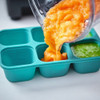 Porta Papinha Silicone Com Tampa 6 Divisórias 60ml Hipo 5