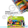 Plastilina Escolar Caja X 10 Colores No Toxico 6