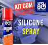 Kit C/ 3 Silicone Spray Lubrificante 300ml Car80 4
