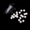 10set Cable Clips Cordón Adhesivo Gestión Pared Soporte Orga 1