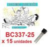 Transistor Bc337-25  X 15 Unidades 0