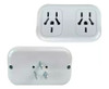 Enchufe Adaptador Doble Toma Multitoma Zapatilla 3 Patas 0