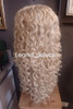 Peluca Rulos Rubia Pelo Simil Natural 4