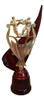 Trofeo Metálico Alegoría Base Madera Karate Copagrande 32cm 0 Trofeo Metálico Alegoría Base Madera Karate Copagrande 32cm 0