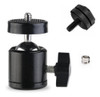 Bola Rotativa Adaptador 1/4 3/8 Sapata Tripé Ring Light Nfe 0