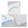 Vcansay Cajas De Almacenamiento Transparentes De 6 L, Cubos. 5