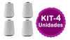 Kit 4 Barbante Para Artesanato Branco Alvejado Numero 6 0 Kit 4 Barbante Para Artesanato Branco Alvejado Numero 6 0