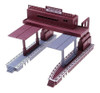 1:87 Modelo De Estação De Trem Modelo De Medidor De 0