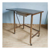 Mesa Industrial Con Ruedas Y Extensible Con Cajon De Metal 2