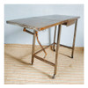 Mesa Industrial Con Ruedas Y Extensible Con Cajon De Metal 4