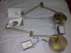 2 Apliques Para Cuadro De Bronce Lampara Bipin Precio  C/u 0