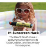 El Cepillo Aplicador De Protector Solar Recargable Beach Bru 2