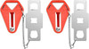 Pack X2 Cerradura De Puerta Portatil Winonly Seguridad Rojo 0