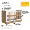 Berço Mini Cama 3 Em 1 Aft001 Aveiro Oak Branco 4
