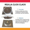Rejilla Click Clack Acero Inox 20 X 20 Anti Olores Insectos 7 Rejilla Click Clack Acero Inox 20 X 20 Anti Olores Insectos 7
