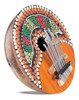 Kalimba Polegar Teclado 7 Teclas Ajustável Casca De Coco 0