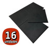 Kit 16 Pisos Borracha  50x50cm 15mm (1,5cm) 0