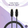 Cable De Audio Óptico Digital Toslink 1,5 Metros - 2 Metros 1