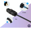 Cable De Audio Óptico Digital Toslink 1,5 Metros - 2 Metros 7