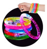Pulsera Led Luminosa Acrilica Cambia De Color X 10 Cotillon 0