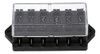 Fusiblera Fusilera Universal 6 Fusibles Con Tapa T/ficha 0