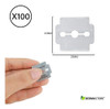 X100u Repuestos Navaja Premium Para Sacacallos  Doble Filo 6 X100u Repuestos Navaja Premium Para Sacacallos  Doble Filo 6