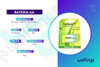 2 Pilas Aa De Litio Bateria Fr 14505 Con Teton 1