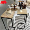 X2 Mesa De Arrime Auxiliar Industrial De Hierro Sillon Cama 6