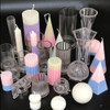 Moldes De Velas Transparentes De Plástico Em Forma De 4
