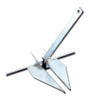 Ancla Danforth 2kg + 2mts Cadena 5 Mm + 30 Mts De Cabo 10 Mm 1