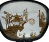 Pequeno Diorama Oriental Com Figuras De Árvore 1