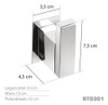 Cabide Simples Inox Corten - Kromus Rt0301c 3