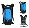 Mochila De Ciclismo 10 Litros - Azul/negra 1
