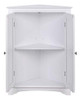 Spirich Home Floor Corner Cabinet Con Dos Puertas Y Estantes 1