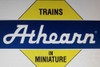 D_t Athearn Bay Windon  Caboose Santa Fe 1286  Usado 3