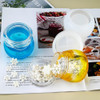 Molde De Resina De Silicone Com Tampa Para Frascos De Pudim 4