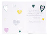 Tarjeta De Aniversario De Hallmark (corazones Con Patrones) 1