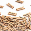 Mini Broches Madera Pack X 50 Unidades 1