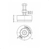 Amortecedor Impacto 1/2 Vibra Stop Tradicional Mini 2 Uni 5