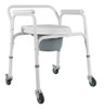 Eleva Inodoro Asiento Plegable Ruedas Aluminio 0