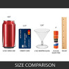 Party Essentials Miniware Hard Plastic 2 Oz Martini Mini Gla 2