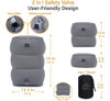 Almohada Inflable De Reposapiés De Avión | Cama De Viaje Inf 2 Almohada Inflable De Reposapiés De Avión | Cama De Viaje Inf 2