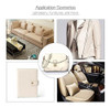 Cuero Autoadhesivo Para Reparar Muebles 43x200cm Beige 3