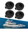 Fechadura De Anel Redondo Marine Flush Pull Slam Latch De 61 4